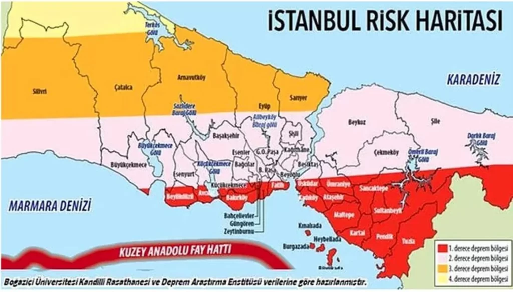 istanbul deprem haritasi fay hatti 5