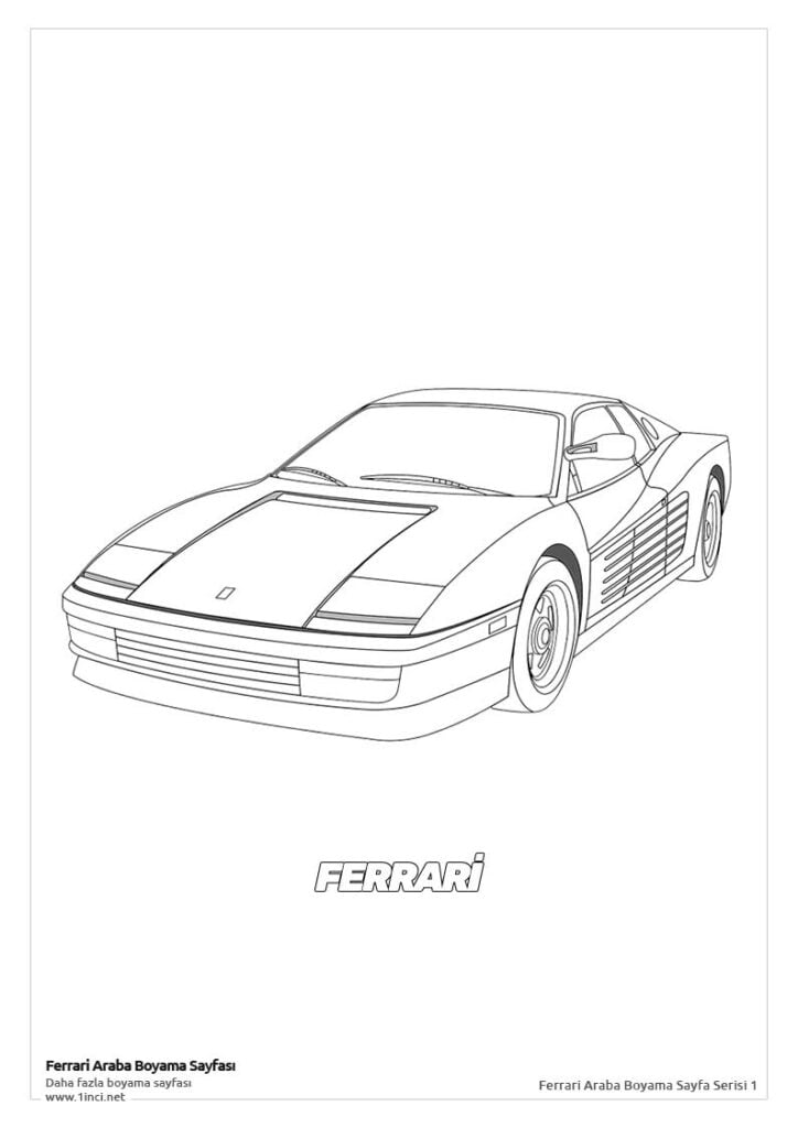 Ferrari-arabaları-boyama-sayfası 