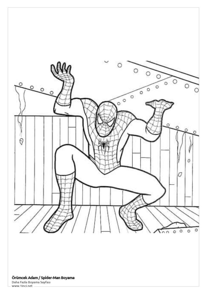 Orumcek Adam Boyama Spider Man 1inci.net 20