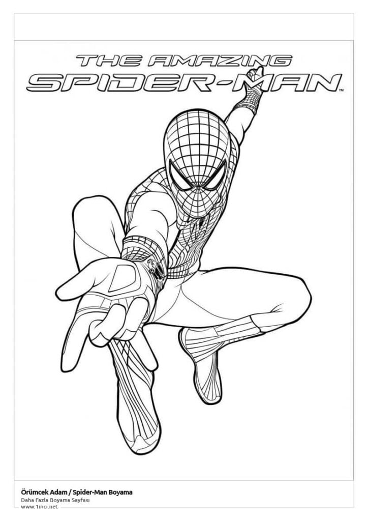 Orumcek Adam Boyama Spider Man 1inci.net 39